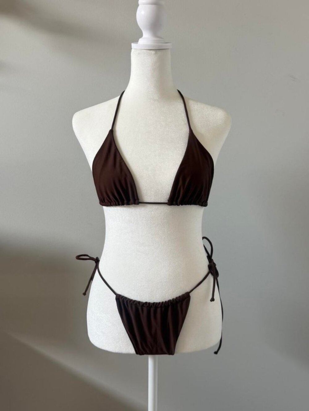 Chocolate Brown String Bikini